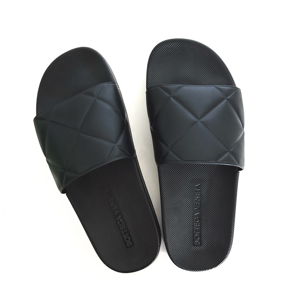 BOTTEGA VENETA RUBBER SLIDES - Picture 3 of 7